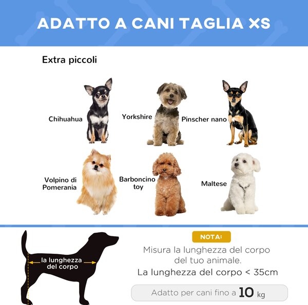 PawHut Lettino per Cani Pieghevole in Acciaio e Oxford, Cuccia Brandina per Cani da Interni ed Esterni, 59x46x15cm, Grigio|Aosom