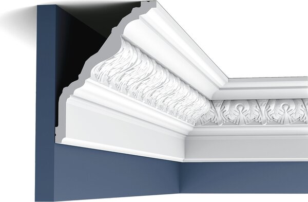 Orac Decor C219 Luxxus Modanatura ad angolo Modanatura a soffitto Modanatura a stucco Modanatura decorativa Modanatura a muro Classica | 2 metri