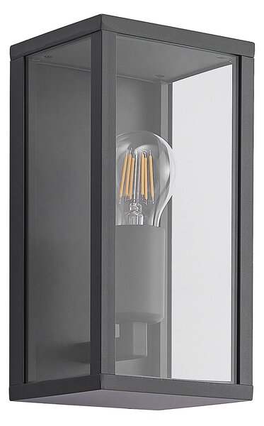 Lampade da esterno Lindby, Peldar, dimmerabile, Nero, Balcone, Metallo, Moderno