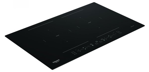 Hotpoint Ariston Piano Cottura Induzione 4 Fuochi Larghezza 77 cm in Vetro colore Nero - HB 5177C NE