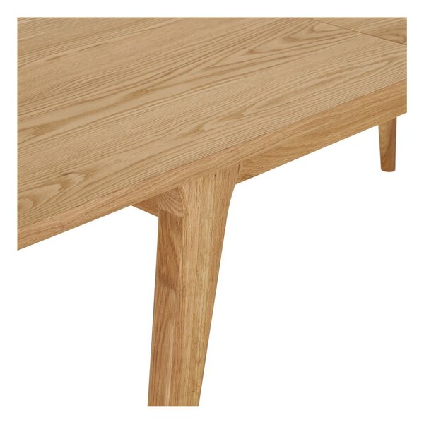Tavolo da pranzo con effetto rovere allungabile con estensione 90x180 cm Darwin – House Nordic