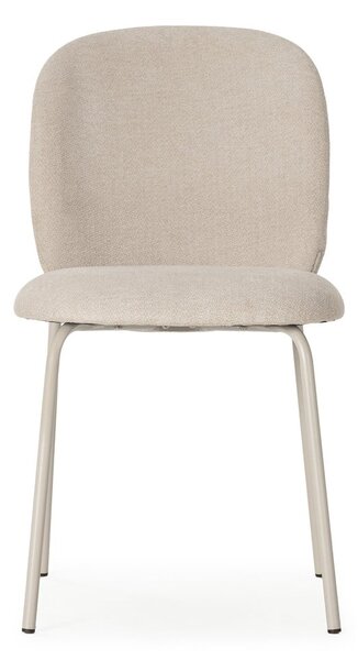 Sedie da pranzo in set color crema 4 pz Daia – Marckeric