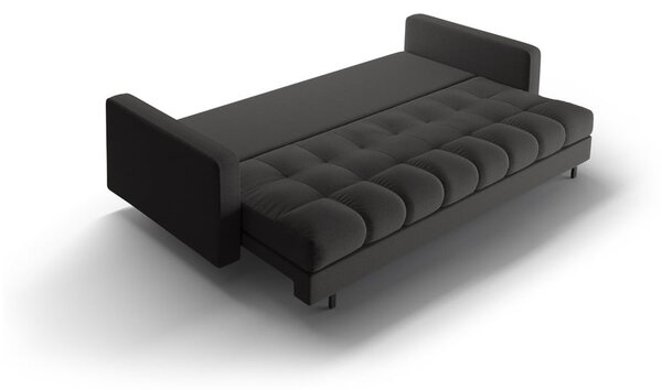 Divano grigio scuro allungabile/con contenitore 222 cm Bali – Cosmopolitan Design