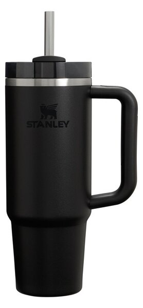 Borraccia termica nera in acciaio inox 890 ml Quencher H2.O FlowState™ Tumbler Black 2.0 – Stanley