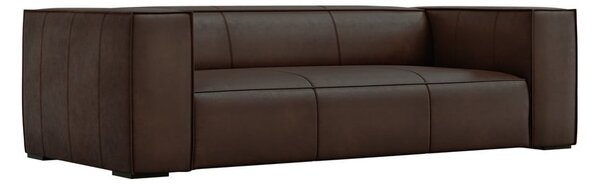 Divano in pelle marrone scuro 227 cm Madame - Windsor & Co Sofas
