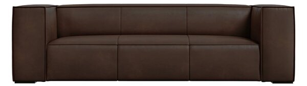 Divano in pelle marrone scuro 227 cm Madame - Windsor & Co Sofas