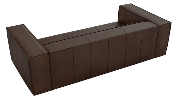 Divano in pelle marrone scuro 227 cm Madame - Windsor & Co Sofas