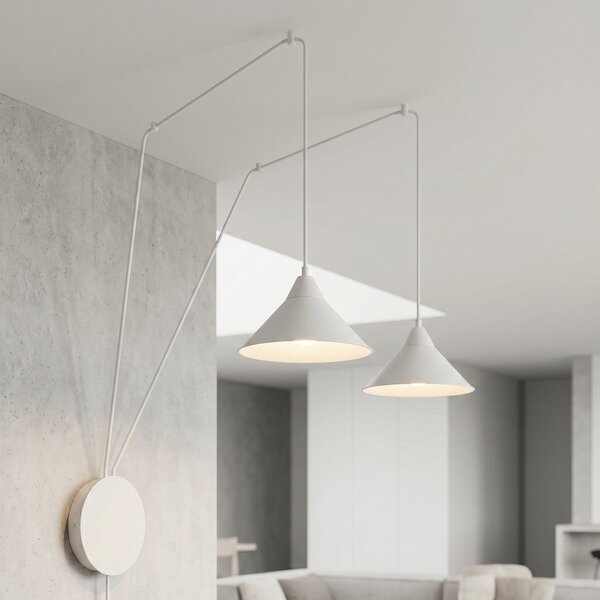 Piantana a Sospensione ABRAMO 2 WHITE o Black