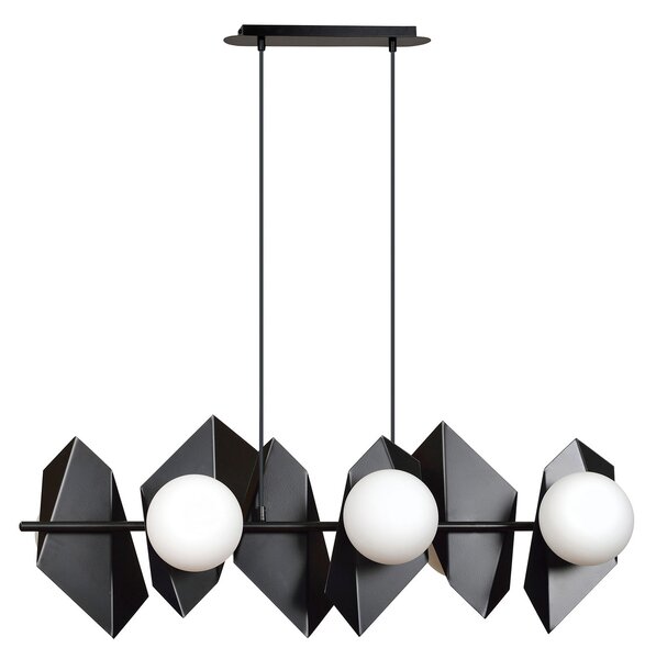 Lampadario a Sospensione DRIFTON 6 BLACK e WHITE Colore Nero
