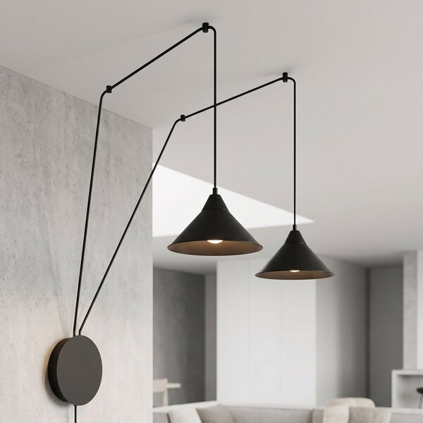 Piantana a Sospensione ABRAMO 2 BLACK