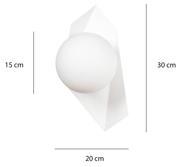 Applique DRIFTON K1 WHITE Colore Bianco