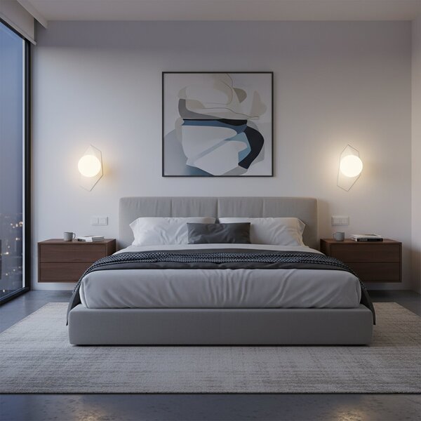 Applique DRIFTON K1 WHITE Colore Bianco