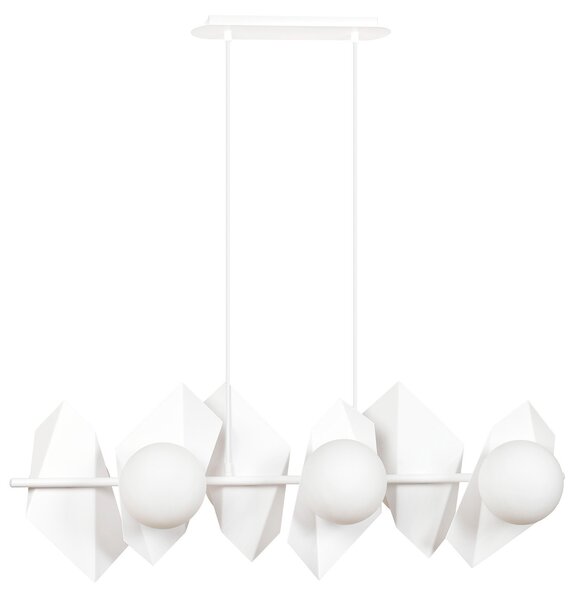 Lampadario a Sospensione DRIFTON 6 BLACK e WHITE Colore Bianco