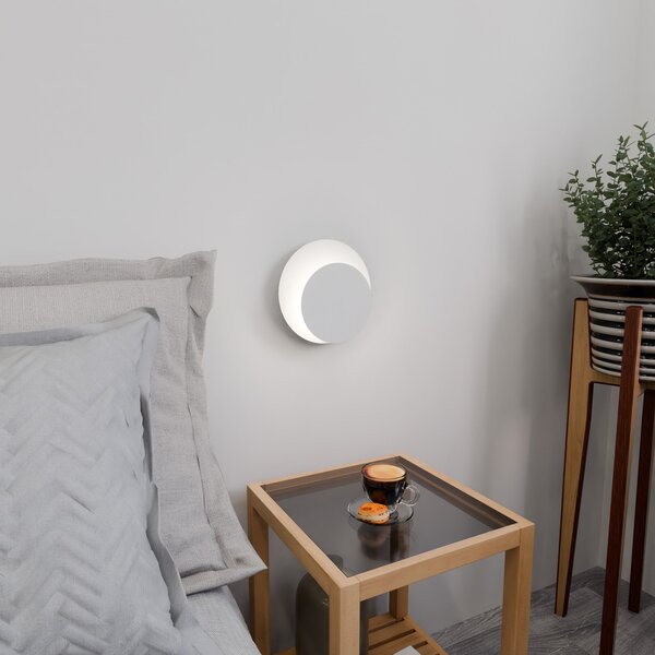 Applique da Parete Circle Bianca Luce Indiretta G9