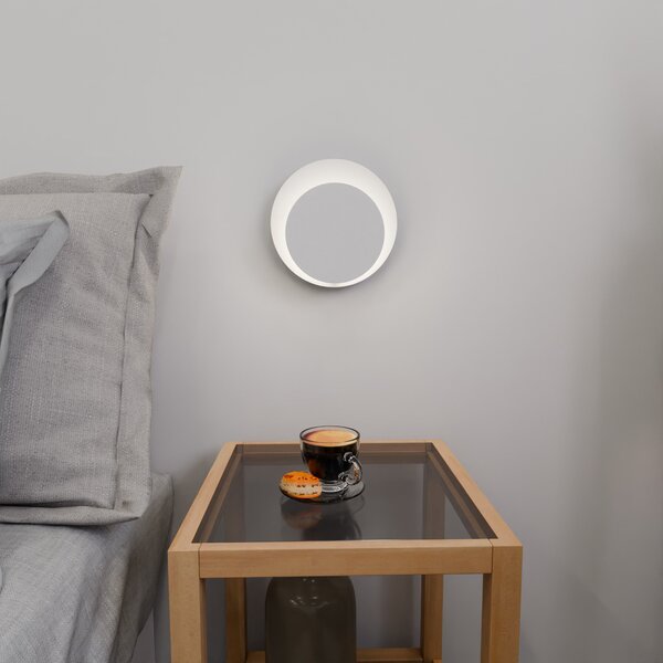 Applique da Parete Circle Bianca Luce Indiretta G9