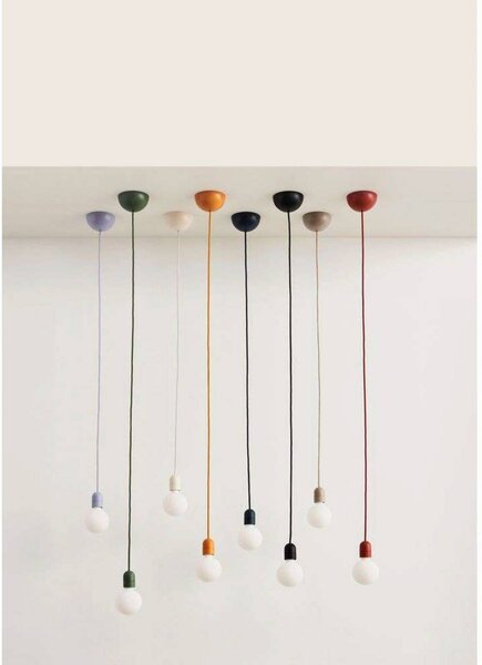 HAY Lampada a sospensione Common, dimmerabile, Bianco / Opale, Soggiorno / Sala da pranzo, Plastica, Lampada a sospensione