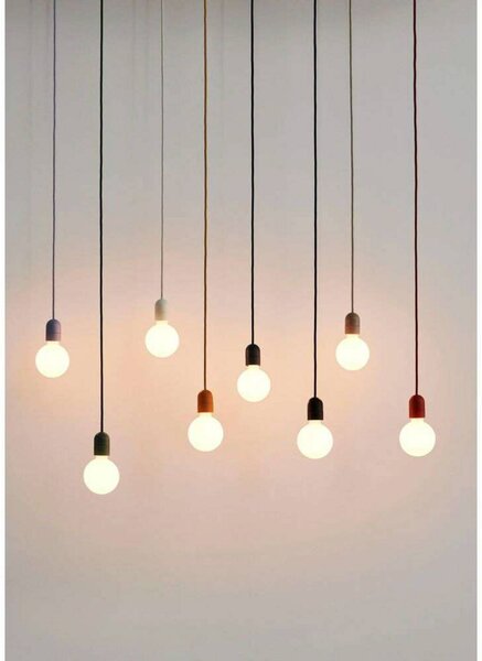 HAY Lampada a sospensione Common, dimmerabile, Rosso, Soggiorno / Sala da pranzo, Plastica, Lampada a sospensione