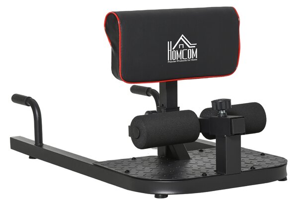 Homcom Panca Fitness per Sissy Squat, Home Fitness Equipment, Macchina Squat Attrezzo Fitness in Acciaio|Aosom