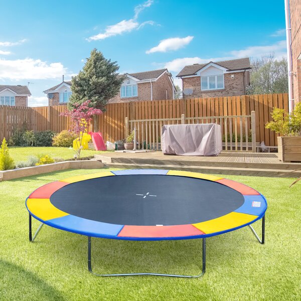 HOMCOM Copertura Bordo di Protezione per Trampolino Elastico Giaridno in PVC ( Ø244cm )|Aosom