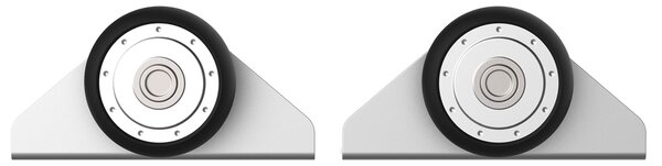 HOMCOM Kit Porta Scorrevole in Metallo con Utensili, Rulli, Guida, Blocchi e Chiave Esagonale, 186x2.5x3.77 cm|Aosom