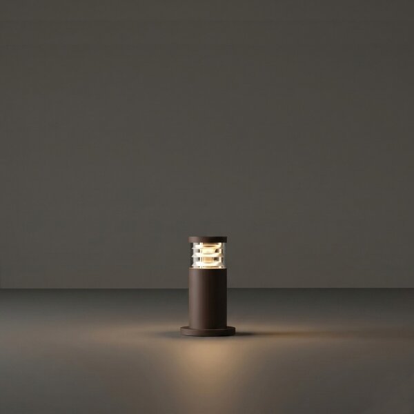 Ideal Lux - Lampada da esterno TRONCO 1xE27/42W/230V 25 cm IP65 marrone