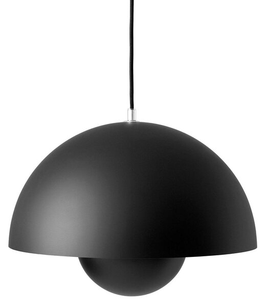 Lampada a sospensione &Tradition, Flowerpot VP7, dimmerabile, Nero, Soggiorno, Metallo, Design