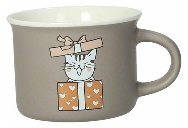 Set di 4 tazze in porcellana da 16 ml Cani e Gatti - Brandani
