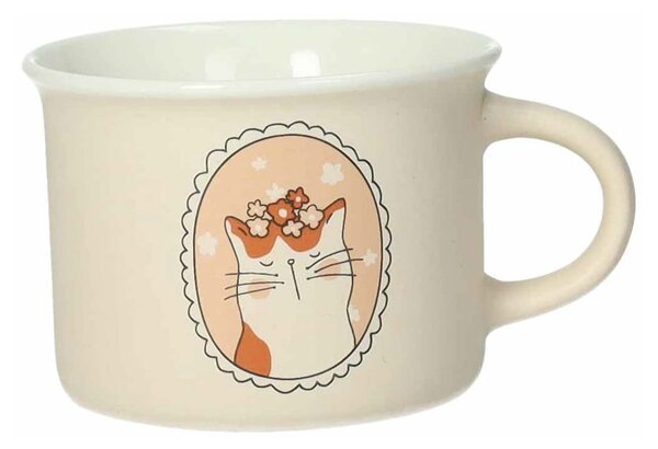 Set di 4 tazze in porcellana da 16 ml Cani e Gatti - Brandani
