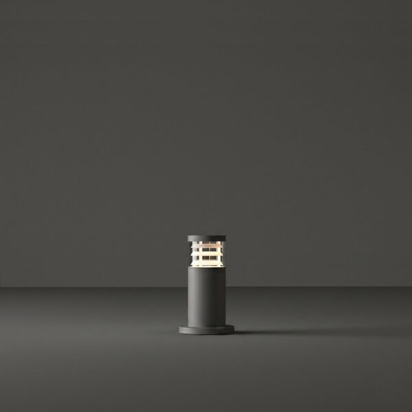 Ideal Lux - Lampada da esterno TRONCO 1xE27/42W/230V 25 cm IP65 antracite