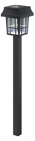 Aigostar - Lampada solare LED 2V 6500 K IP44 40 mAh nera