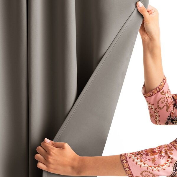 Tenda parzialmente oscurante greige 140x245 cm Kierra – Restilo