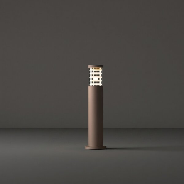 Ideal Lux - Lampada da esterno TRONCO 1xE27/42W/230V 60 cm IP65 marrone