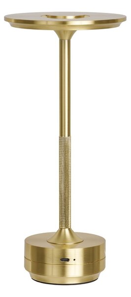 Lampada da tavolo LED color ottone (altezza totale 28,5 cm) Lyneham – House Nordic