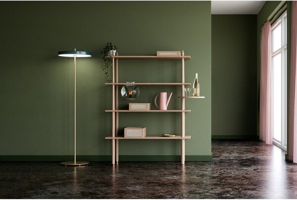 Lampada da terra dimmerabile a LED verde scuro con paralume in metallo (altezza 151 cm) Asteria Floor - UMAGE