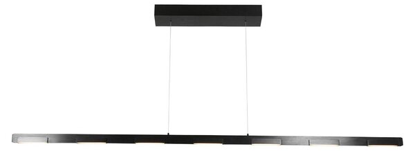 Lampada a sospensione - nero - Bloc - vetro metallo - lampada di design - LED - 3297ZW - Steinhauer