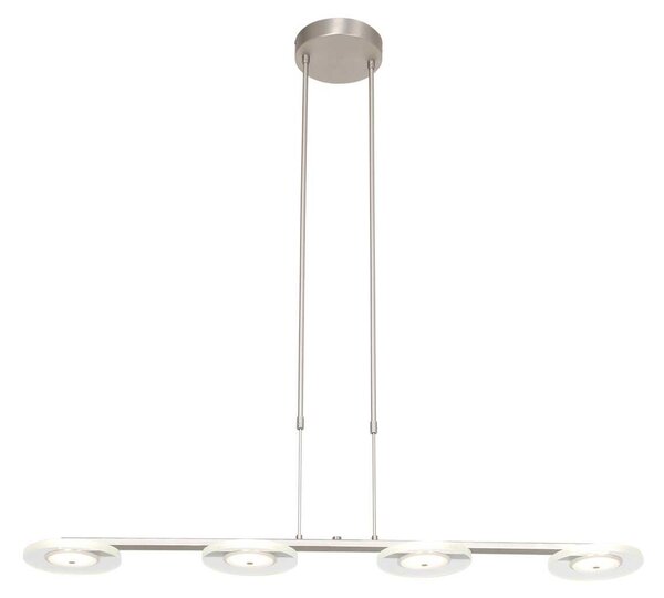 Lampada a sospensione - acciaio - Turound - vetro metallo - lampada di design - LED - 3512ST - Steinhauer Exclusive