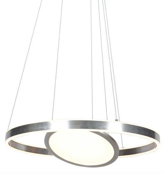 Lampada a sospensione - acciaio - Ringlux - plastica metallo - Ø 60cm - LED - 3514ST - Steinhauer