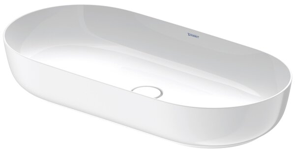 Duravit Luv vasque à poser 80x40cm, sans trop-plein, sans percement pour robinetterie, meulé, 0379800000, 0379800000