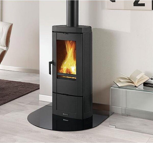 Stufa a legna nera da 6,2 kw Nordica extraflame 7119301