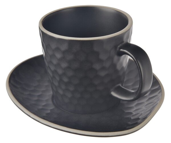 Tazzina per cappuccino nera in ceramica 250 ml Tea Time – Orion