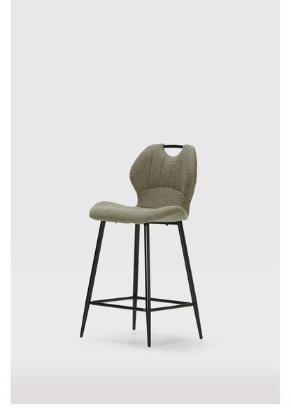 Set di 2 sgabelli da bar verdi (altezza seduta 65 cm) Muli - Marckeric