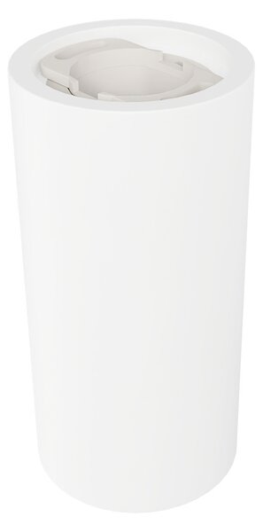 Plafoniera LED Ø70 x 140mm GU10 in Gesso Pitturabile Cilindrica