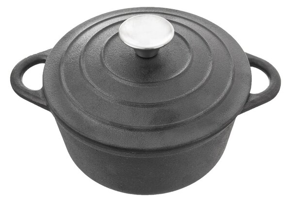 Pentola in ghisa con coperchio incluso adatta all'induzione 4 l LITINA – Orion