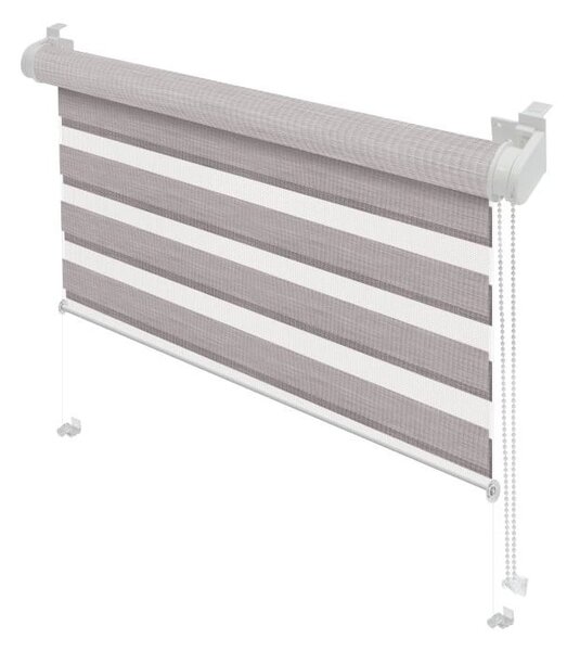 Tenda a pacchetto giorno/notte grigio tortora 42,5x150 cm Zebra Silvalin – Gardinia