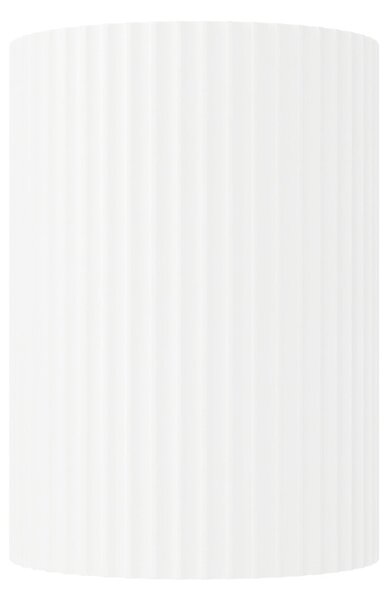 Plafoniera Cilindrica Ø70x90mm GU10 in Gesso Rigato Pitturabile
