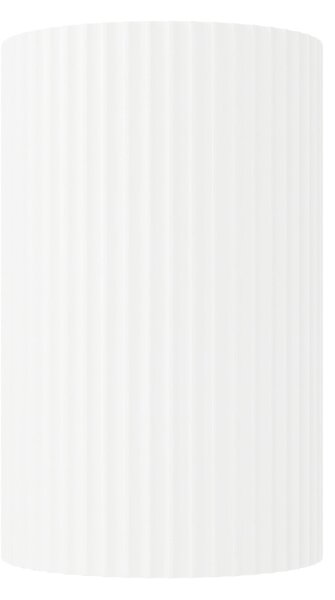 Plafoniera Cilindrica Ø70x110mm GU10 in Gesso Rigato Pitturabile