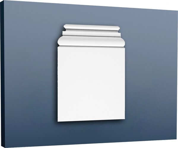 Orac Decor K254 Luxxus Pilastro in stucco Elemento decorativo in stucco realizzato in materiale espanso rigido leggero e stabile Bianco | 53 Cm