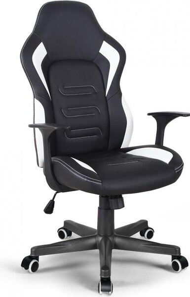 Sedia da ufficio ergonomica in Pelle finta stile Aragon racing