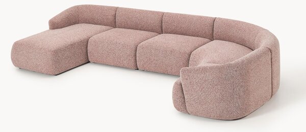 Divano XL componibile in bouclé Sofia