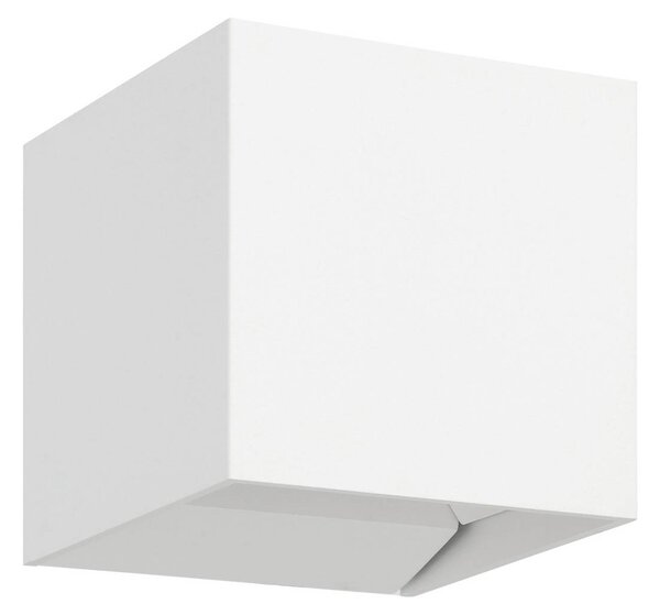 EGLO Applique da esterni Calpino 3, Bianco / Opale, Alluminio, Moderno, Applique da esterni